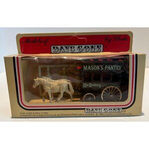 Vintage Diecast Models of Days Gone by Lledo Mason's Pantry Horse Drawn Carriage